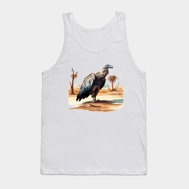 Vulture Bird Tank Top by zooleisurelife